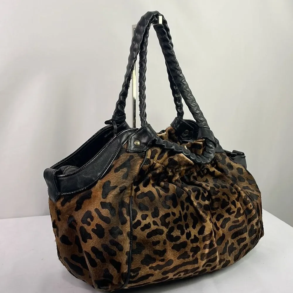 Christan Louboutin Large Animal Pony Satchel Bag